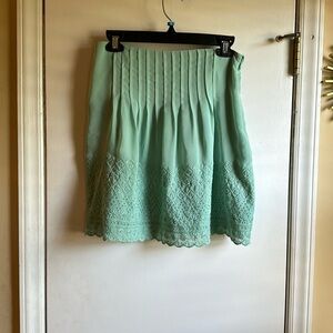Sea foam green loft skirt
